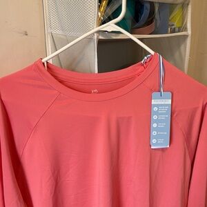 Southern Tide Rouge Red Long Sleeve Tee